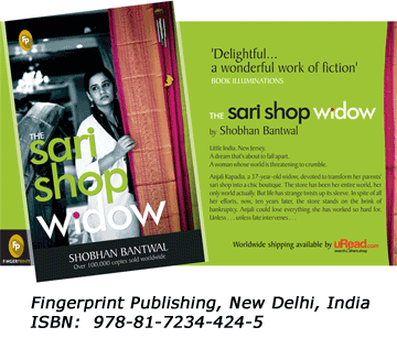 THE SARI SHOP WIDOW - Book Cover The Sari Shop Widow - book cover