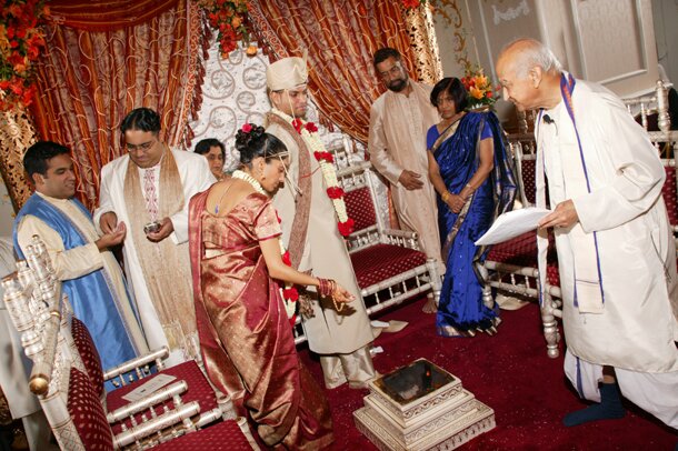 Wedding vows in seven steps